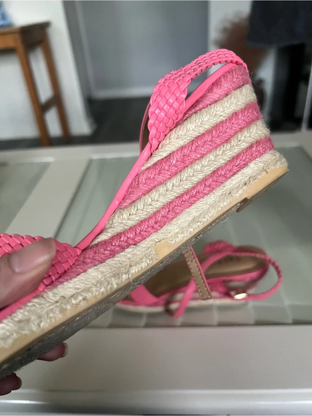 Talbots Woven Espadrille Wedge Sandals